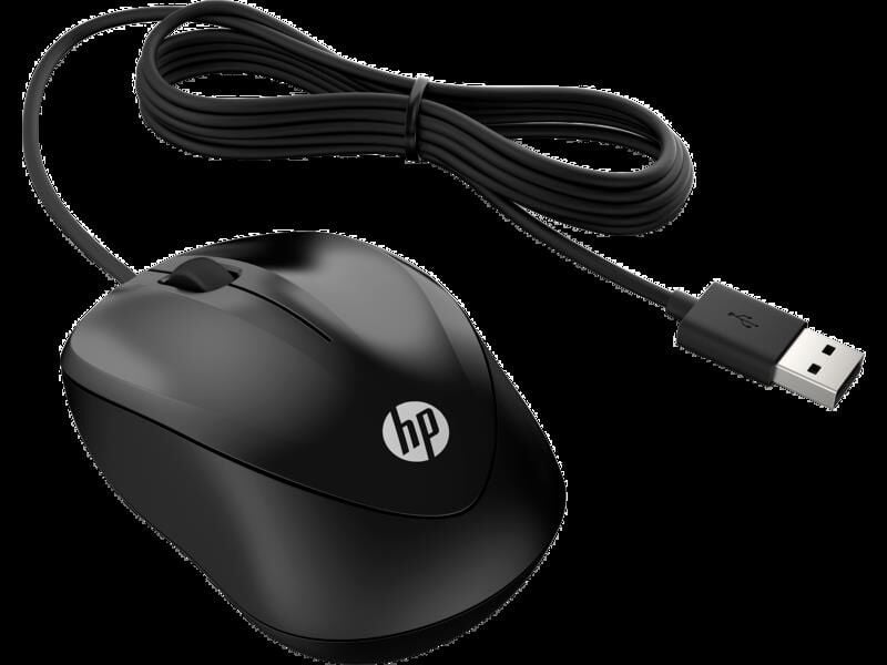 Hp 4qm14aa Siyah Kablolu Optik Mouse 1200 Dpi 1,5mt Kablo Uzunluğu