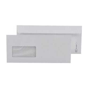 Asil Dogan Diplomat Zarf 10,5x24 Cm 90 Gr Pencereli Beyaz As-1000