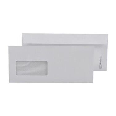 Asil Dogan Diplomat Zarf 10,5x24 Cm 90 Gr Pencereli Beyaz As-1000