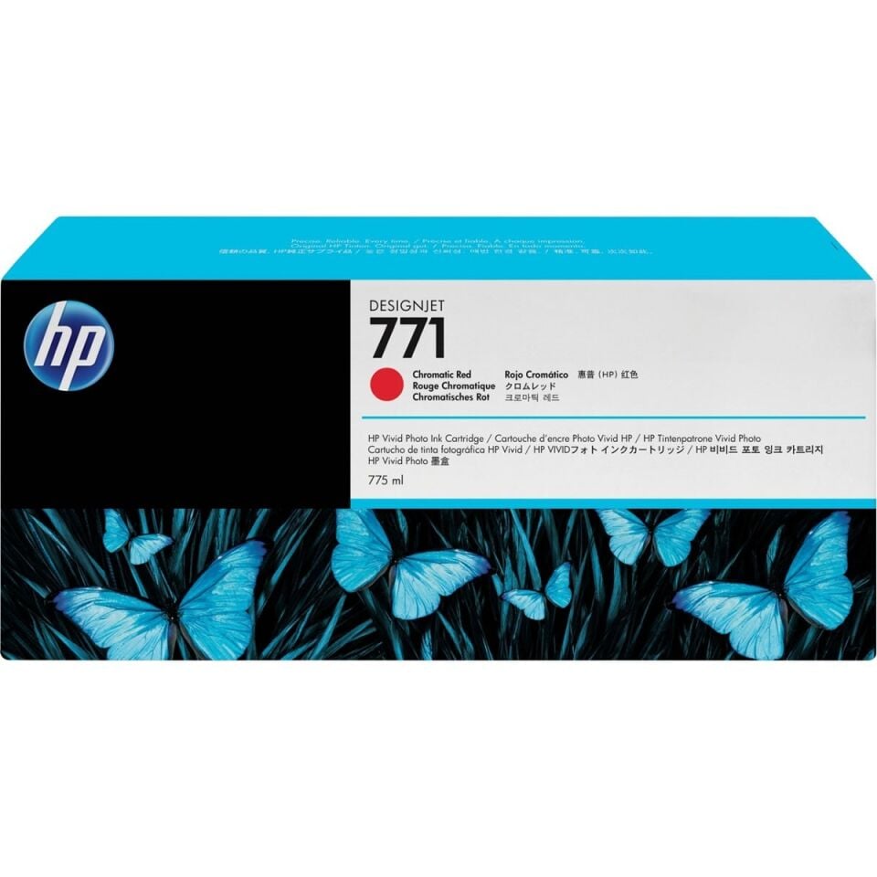 Hp 771c Matte Cromatic Magenta Kromatik Kırmızı 775ml Plotter Kartuşu B6y08a