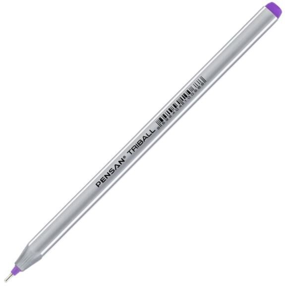 Pensan Tükenmez Kalem 1,0 Mm Triball Mor Pe01003tkvı