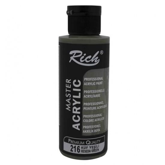 Rich Master Akrilik Boya 120 Cc Küf Yeşili Akr-120-216