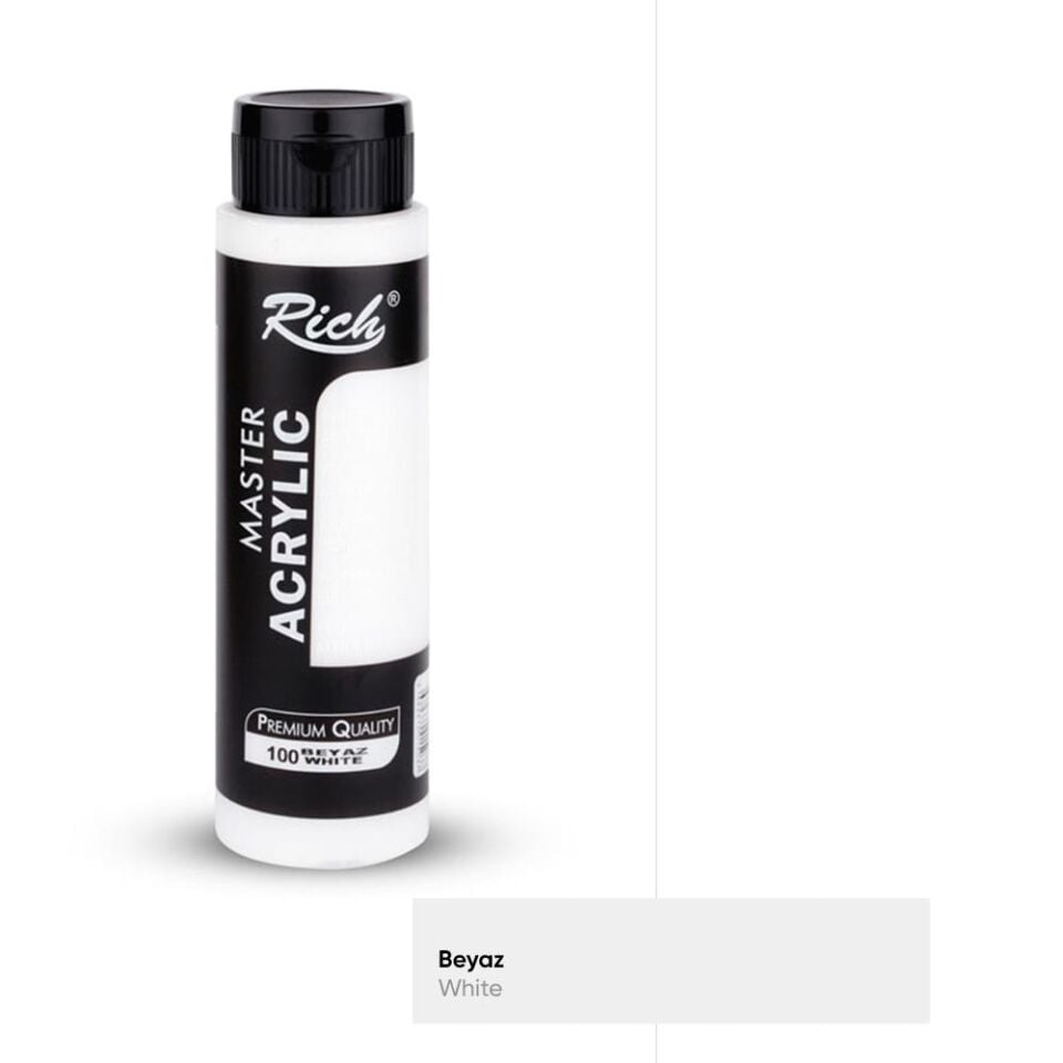 Rich Master Akrilik Boya 500 Cc Beyaz Akr-500-01503