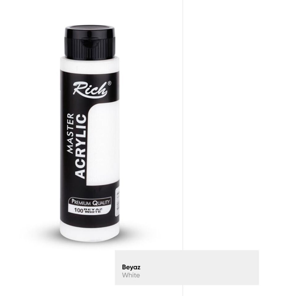Rich Master Akrilik Boya 500 Cc Beyaz Akr-500-01503