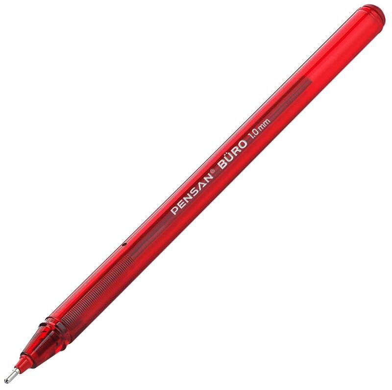 Pensan Tükenmez Kalem 1,0 Mm Büro Kırmızı Pe2270tkkı