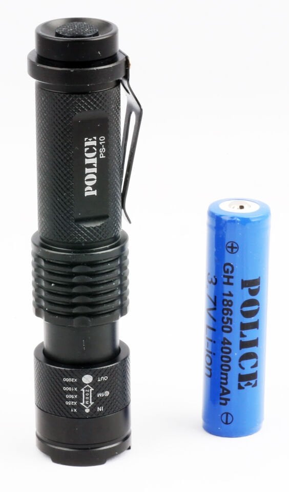 Polıce Ps-10 El Feneri Şarjlı Yeni Nesil Led (tüfek Takılabilir)