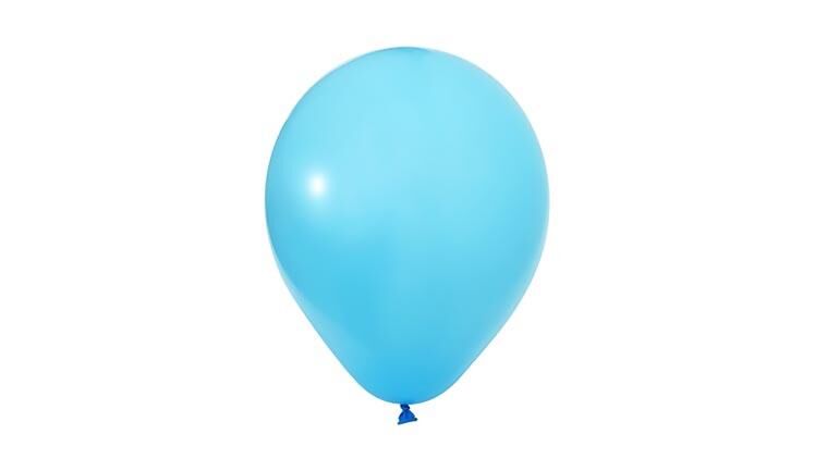 Balonevi 12'' Baskı Balonu Açık Mavi 100'lü