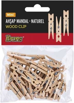 Brons Ahsap Mandal Naturel Mini Br-909