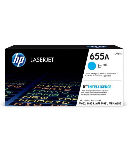Hp 655a Cyan Mavi 10.500 Sayfa Toner Cf451a