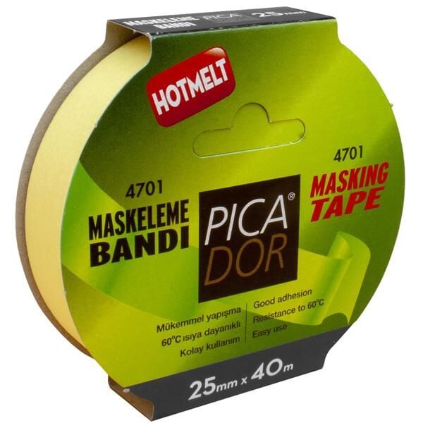 Picador Maskeleme Bantı 25x40 Mm 60 Derece Isıya Dayanıklı 4701 Askılı Kr002