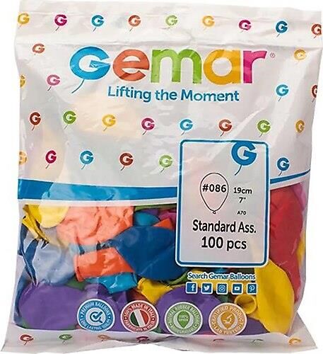 Gemar Balon Karışık 7'' 100'lü Paket