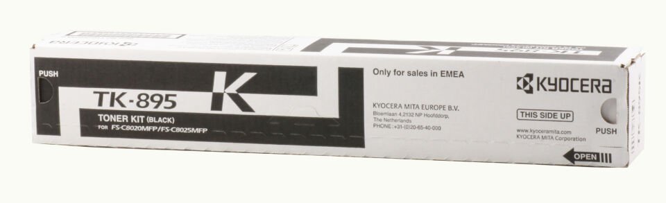 Kyocera Tk-895k Black Siyah Orjinal Fotokopi Toneri Fs-c8020-8025-8520-8525 12.000 Sayfa