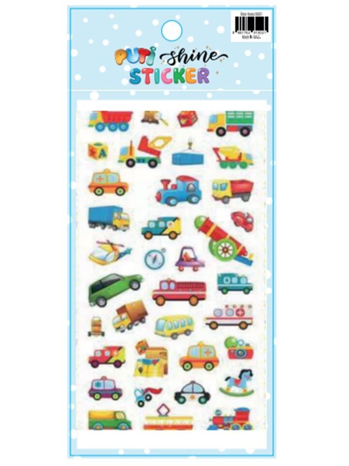 Puti Sticker Araçlar 2 Pt-10021