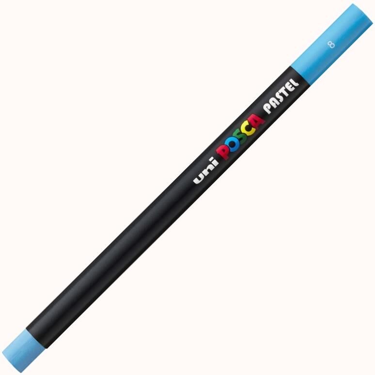 Uniball Posca Pastel Boya Kalemi Açık Mavi Kpa-100