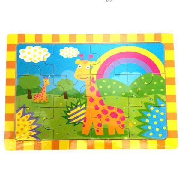 Bu-bu Ahşap Puzzle 20x14 (0,6 Cm.) 00114
