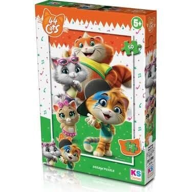 Ks Games Puzzle 50 Parça 44 Cat Cat-709