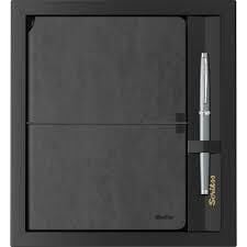 Scrikss Sd600-1 Verona Defter Siyah & 800 Roller Gri Set