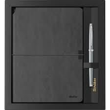 Scrikss Sd600-1 Verona Defter Siyah & 800 Roller Gri Set