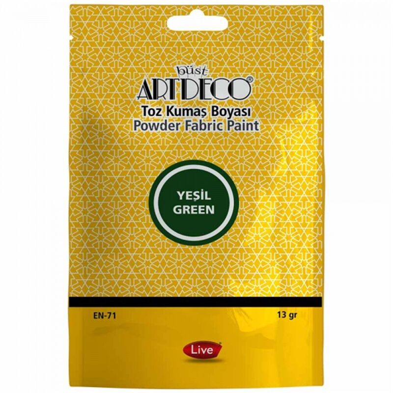 Artdeco Toz Kumaş Boyası 13gr Yeşil 1113 Lv-y-010t-1113