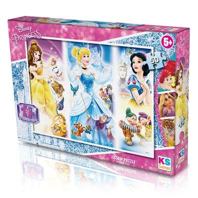 Ks Games Puzzle 50 Parça Dısney Prınces Pr-709