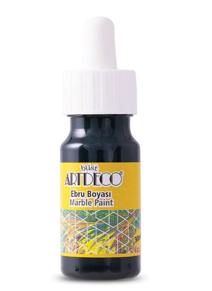 Artdeco Ebru Boyası 30ml Damlalıklı Sap Yeşili 17 Lv-y-016b-17