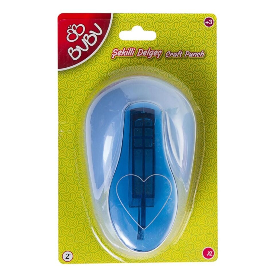 Bu-bu Şekilli Delgeç 2'' Kalp 0024