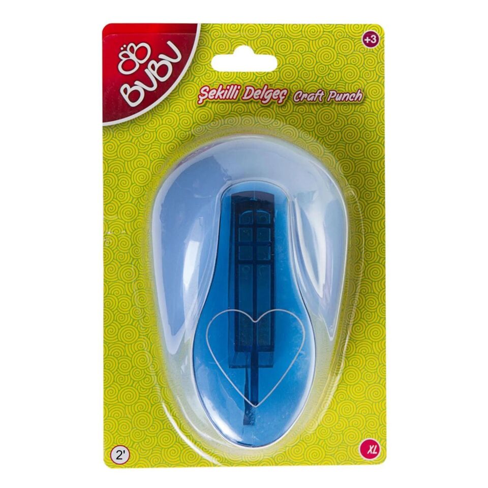 Bu-bu Şekilli Delgeç 2'' Kalp 0024