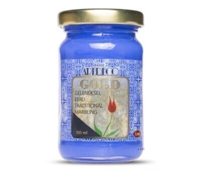 Artdeco Gold Ebru Boyası 105ml Mavi 450 S.1 Lv-y-018d-450