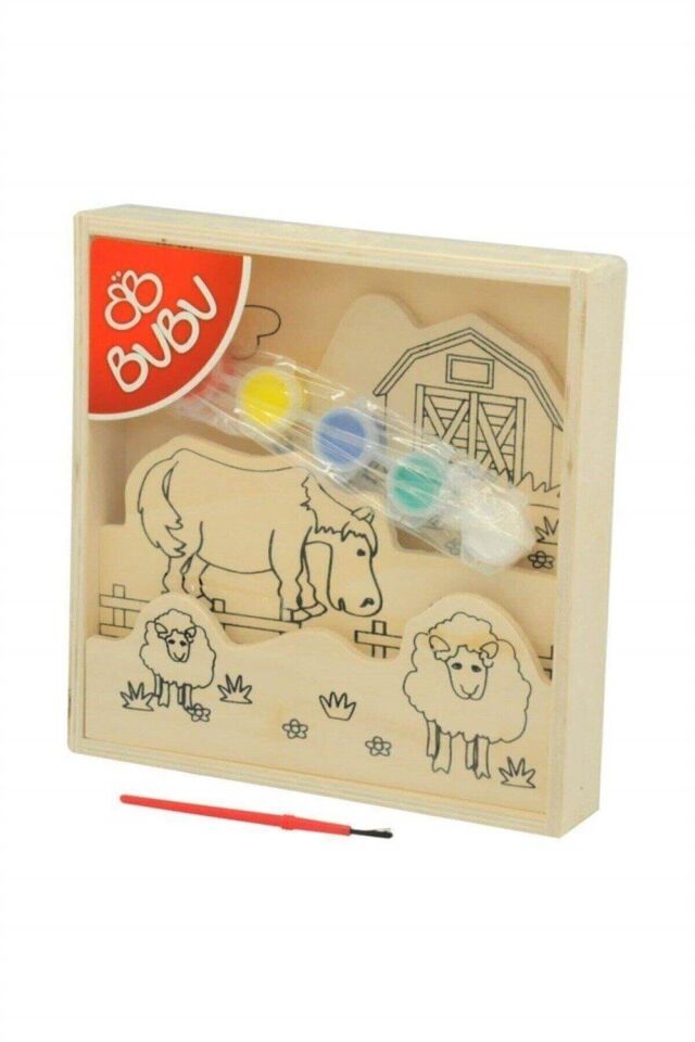 Bu-bu 3d Ahşap Çerçeve Boyama (2 Model) Ab0039