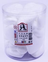 Monalisa Köpük Kalp 7 Cm 25 Ad Kavanoz Kp-27