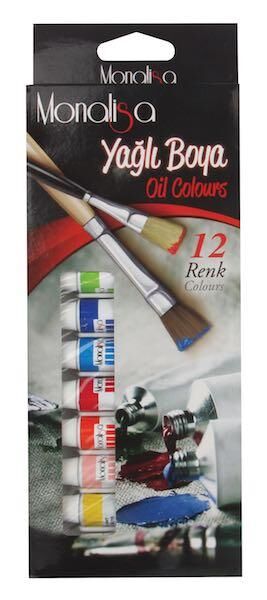 Monalisa Yağlı Boya 12x12 Ml Tüp Sd72512