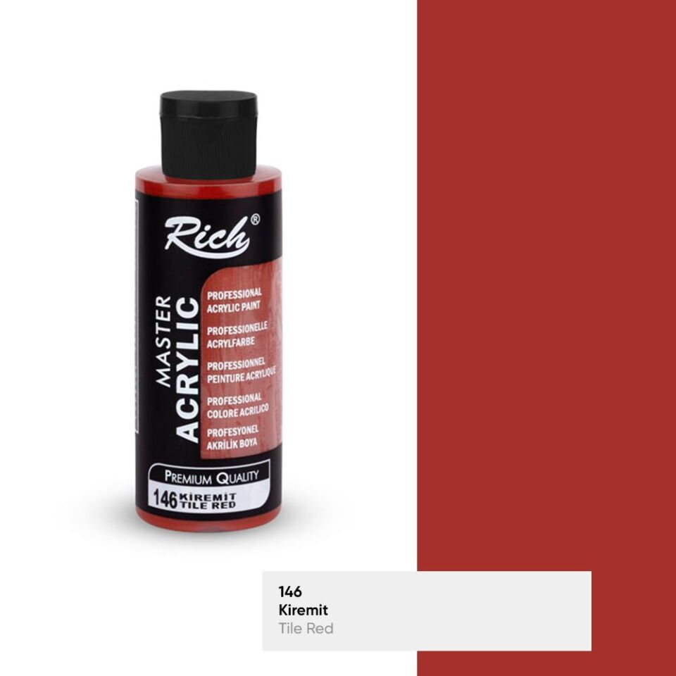 Rich Master Akrilik Boya 120 Cc Kiremit Akr-120-146