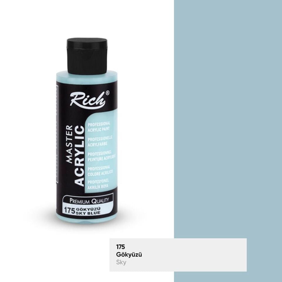 Rich Master Akrilik Boya 120 Cc Gökyüzü Akr-120-175