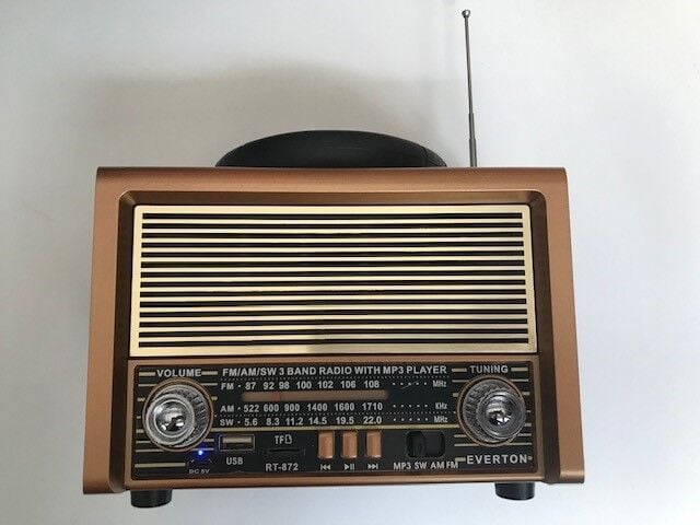 Everton Rt-872bt Bluetooth Fm-usb-tf Card Şarjlı Nostaljik Radyo
