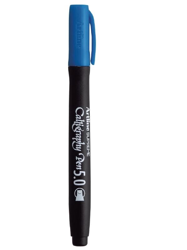 Artline Supreme Calligraphy Pen 5.0 Kaligrafi Kalemi Uç:5,0mm Mavi Lv-a-epf-245 Blue