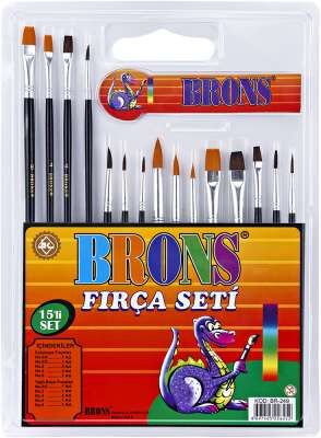 Brons Fırça Seti 15'li Paket Br-249 Br-249