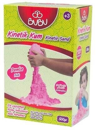 Bu-bu Oyun Kinetik Kumu 500 Gr. Pembe Ku0005