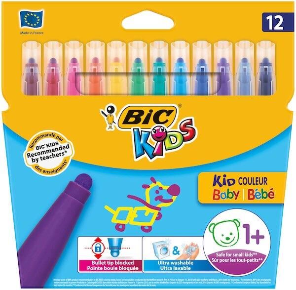 Bic Keçeli Kalem Kıd Couleur Baby 12 Li 902080