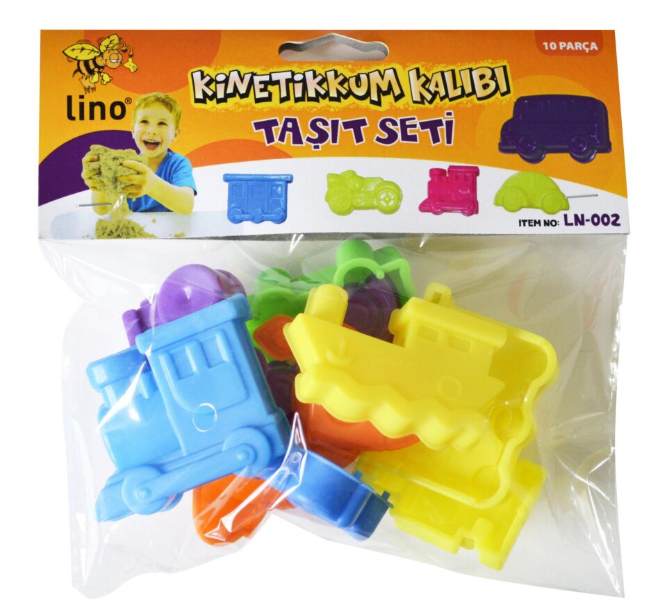 Lino Kinetik Kum Kalıp 10 Parça Ln-002