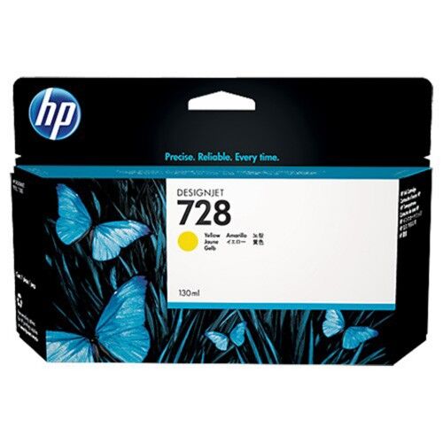 Hp 728 Yellow Sarı 130ml Plotter Kartuşu F9j65a