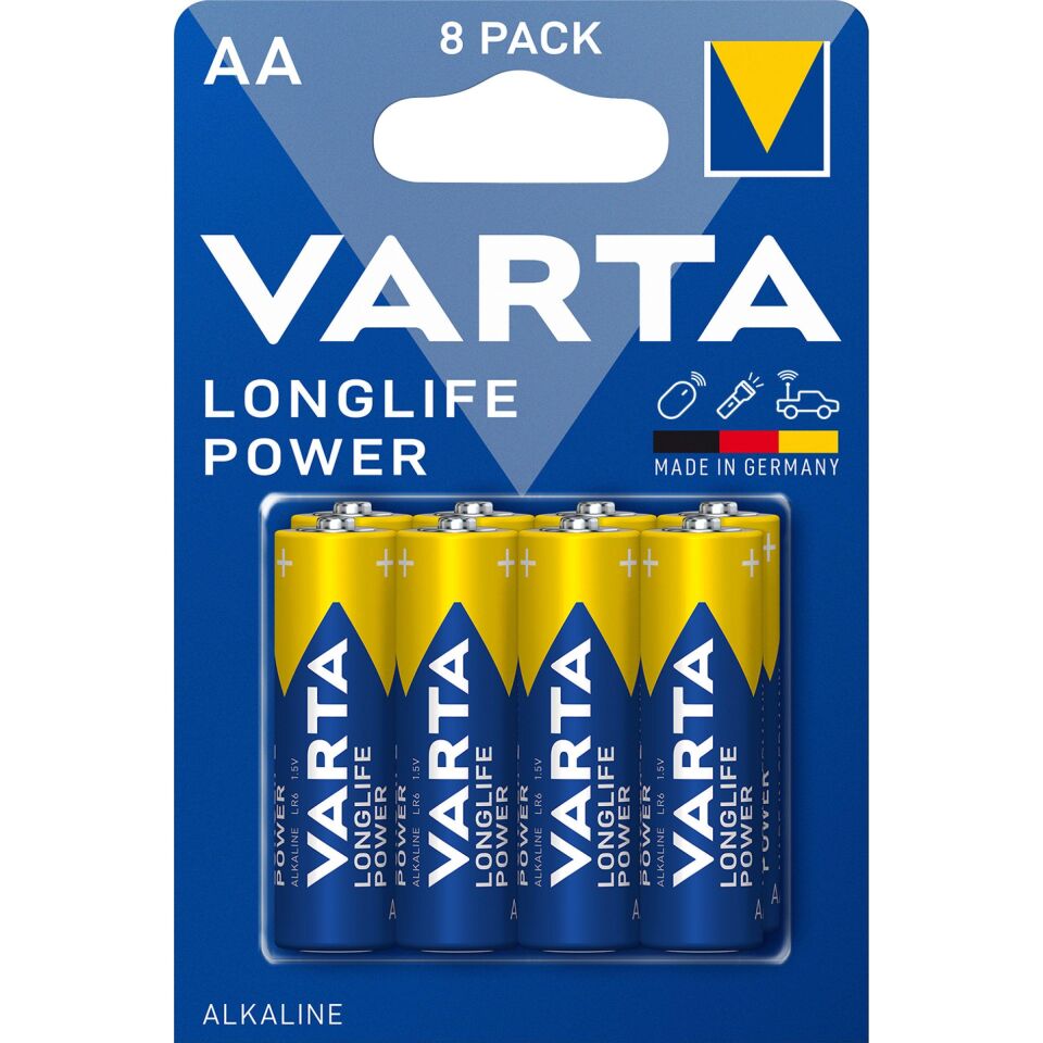 Varta Longlıfe Power Aa 8'li Alkalin Pil 737748