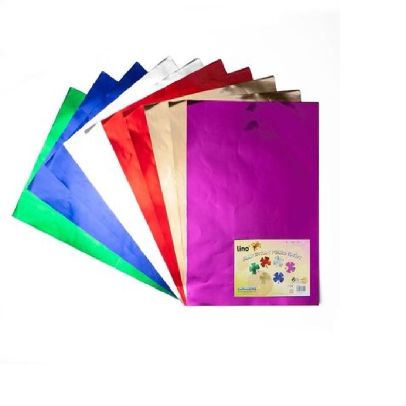 Lino Alüminyum Folyo Çift Taraflı 23x33 Cm 6 Renk 10'lu Ln-2711j-1