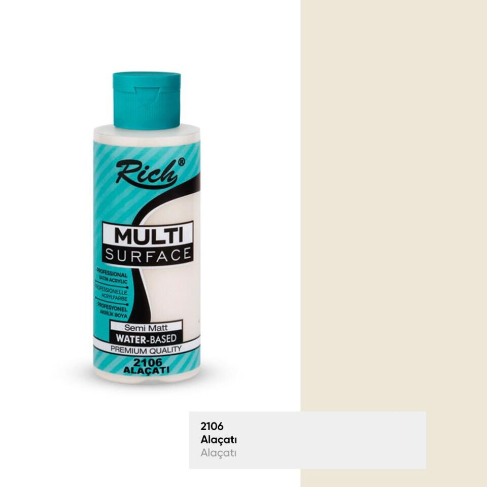 Rich Multi Surface Akrilik Boya 120 Cc Alaçatı Mls-120-2106