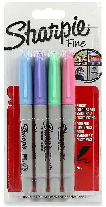 Sharpie Permanent Kalem Fine Pastel Renkler 4lü Bls Sh-2065402