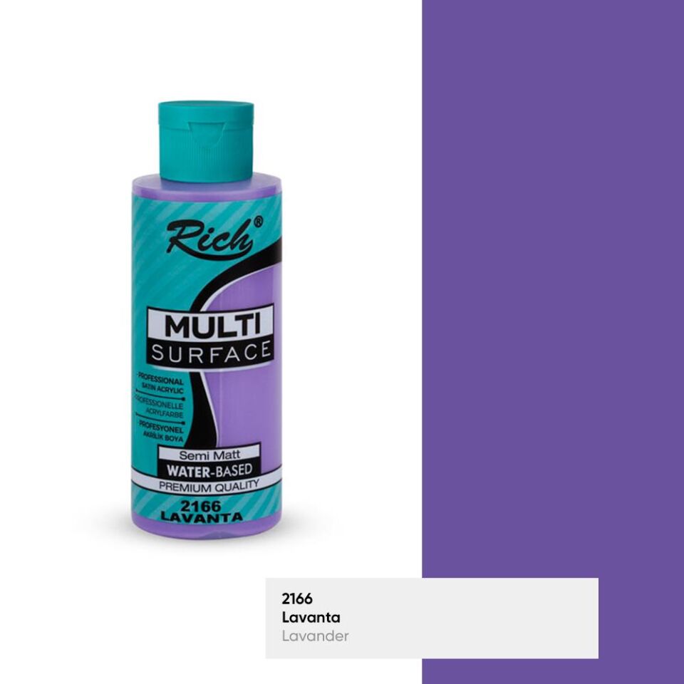 Rich Multi Surface Akrilik Boya 120 Cc Lavanta Mls-120-2166
