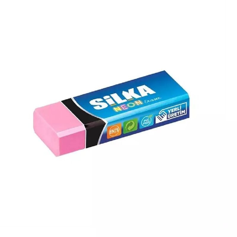 Silka Neon Silgi - 4 Renk Art.3