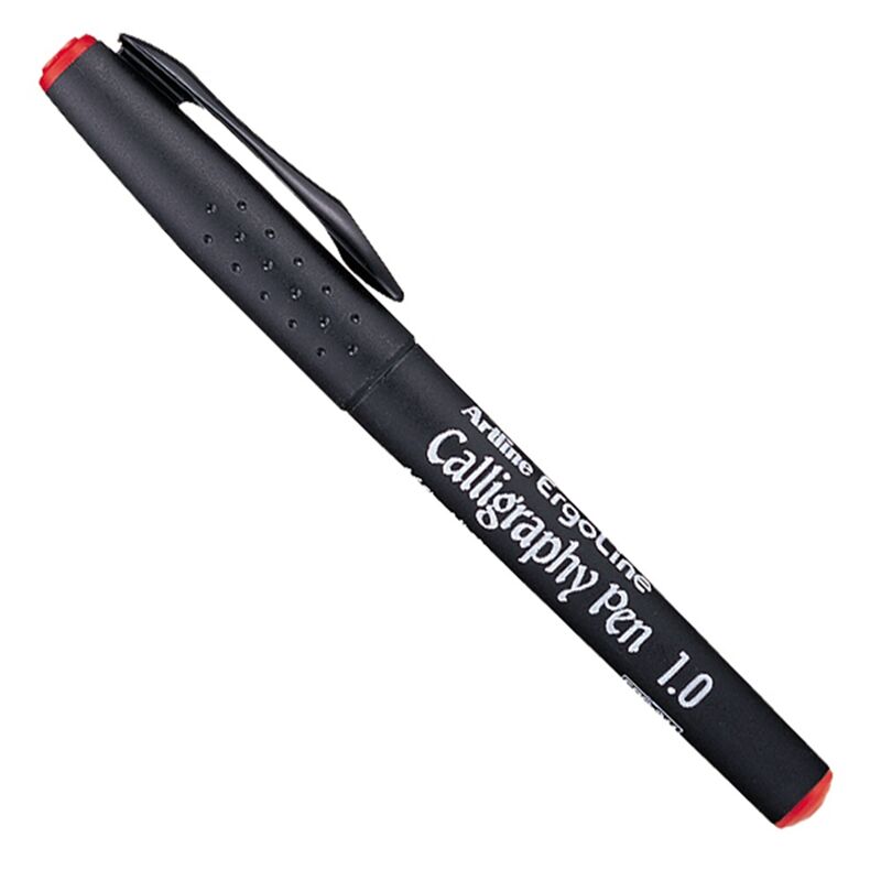 Artline Ergoline Calligraphy Pen 1.0 Kaligrafi Kalemi Uç:1,0mm Kırmızı Lv-a-erg-241 Red