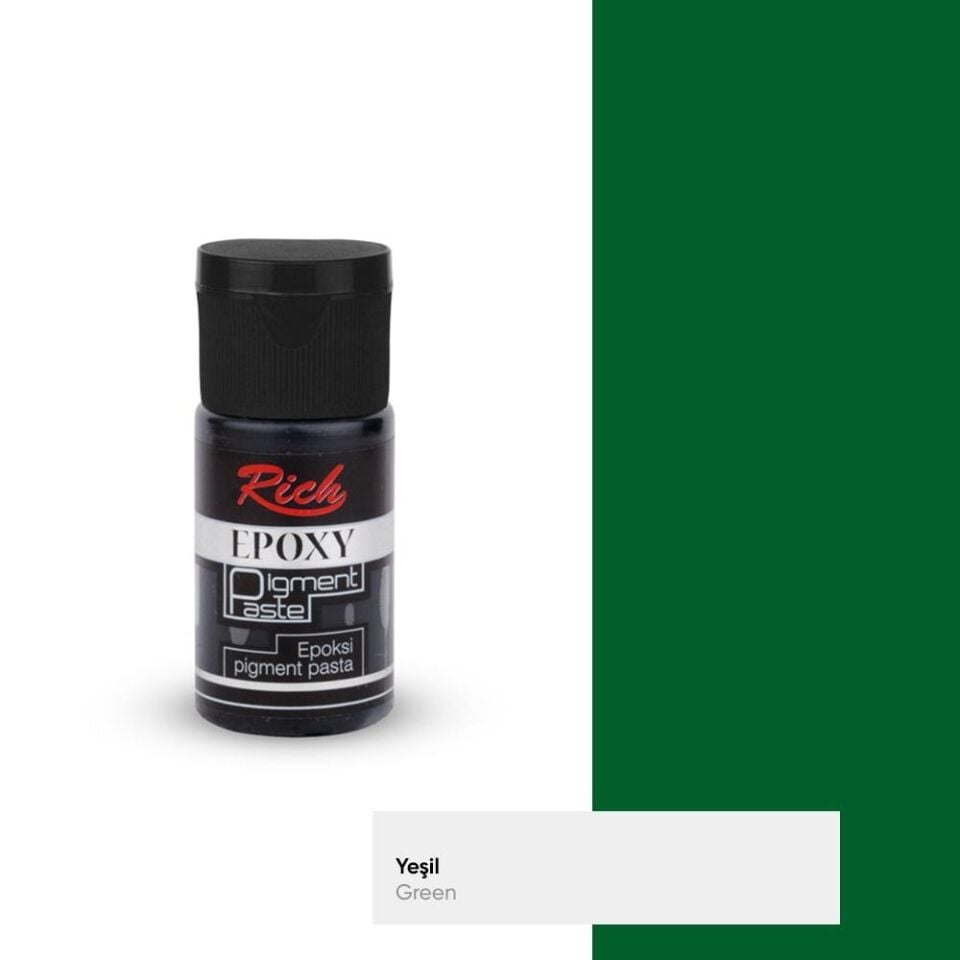 Rich Epoksi Pigment Pasta Opak 20 Cc Yeşil Pgmt-025-05659
