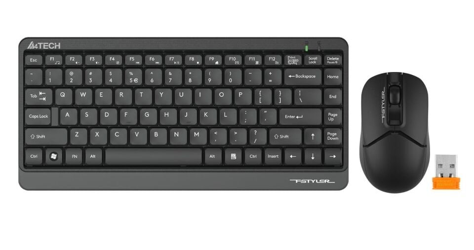 A4 Tech Fg1112 2.4g Siyah Q Fn-mm Klv+optik Mouse Set