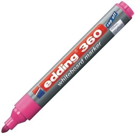 Edding Tahta Kalemi Cap Off ( E-360 ) Pembe Ed36009